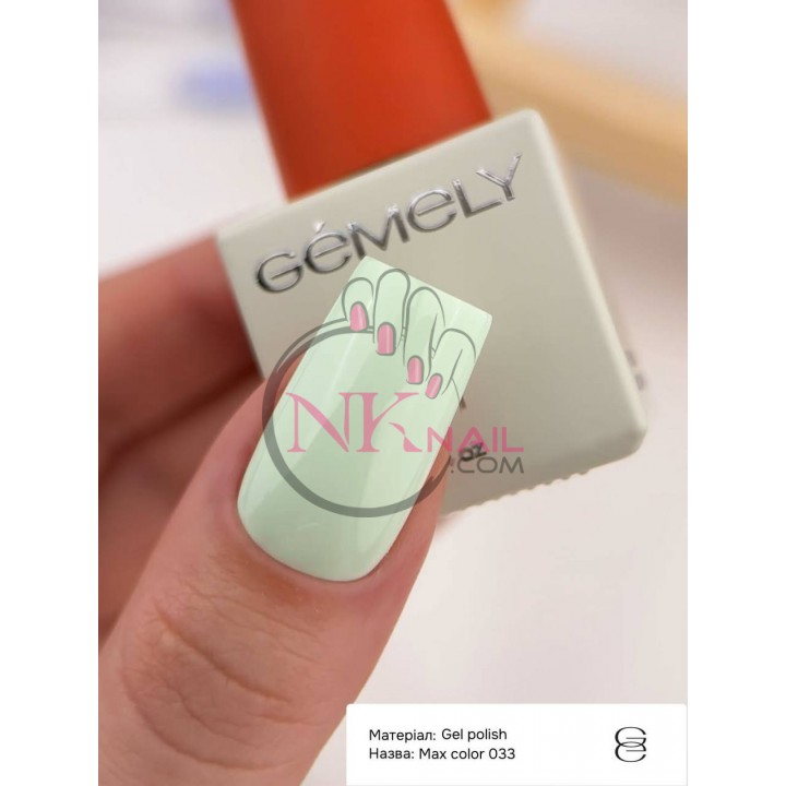 Гель-лак Gemely Max color №33, 6 мл TPO free